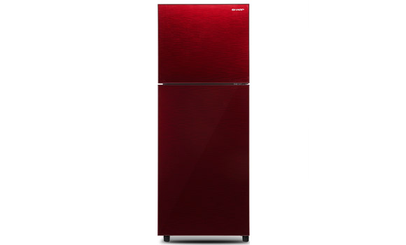 sharp small 2 door refrigerator sj246xgm