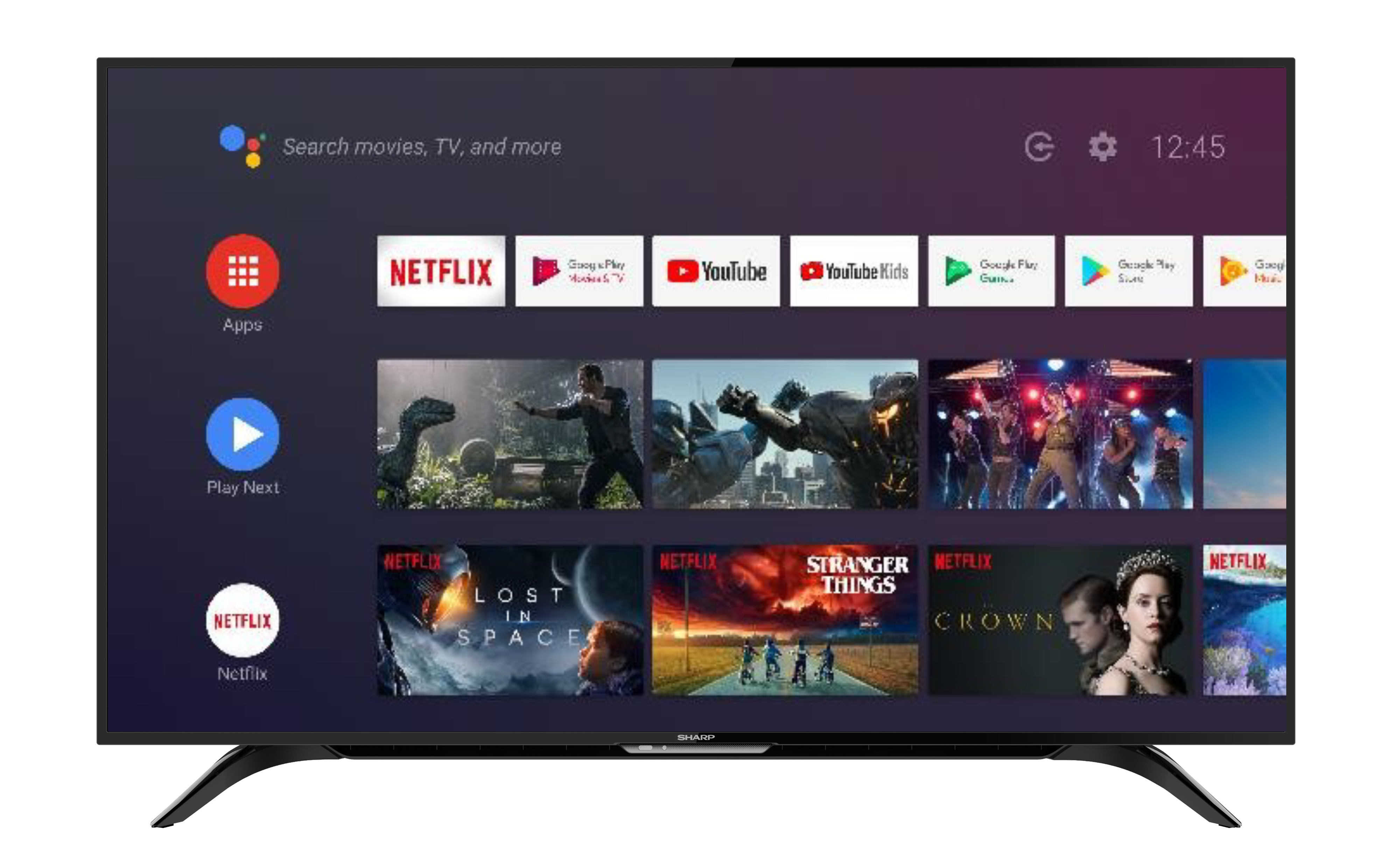 50 Inch Full Hd Android Tv With Google Assistant 2t C50bg1i Sharp Indonesia