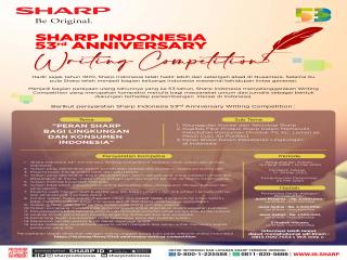 Sharp Indonesia 53 anniversary writing competition