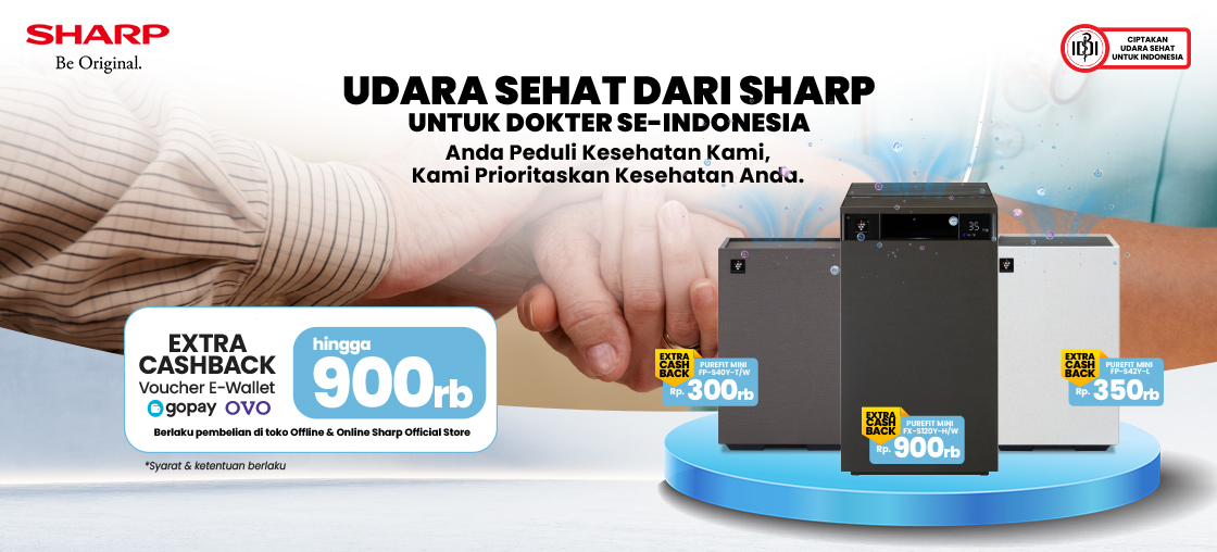 Promo Air purifier Sharp x IDI