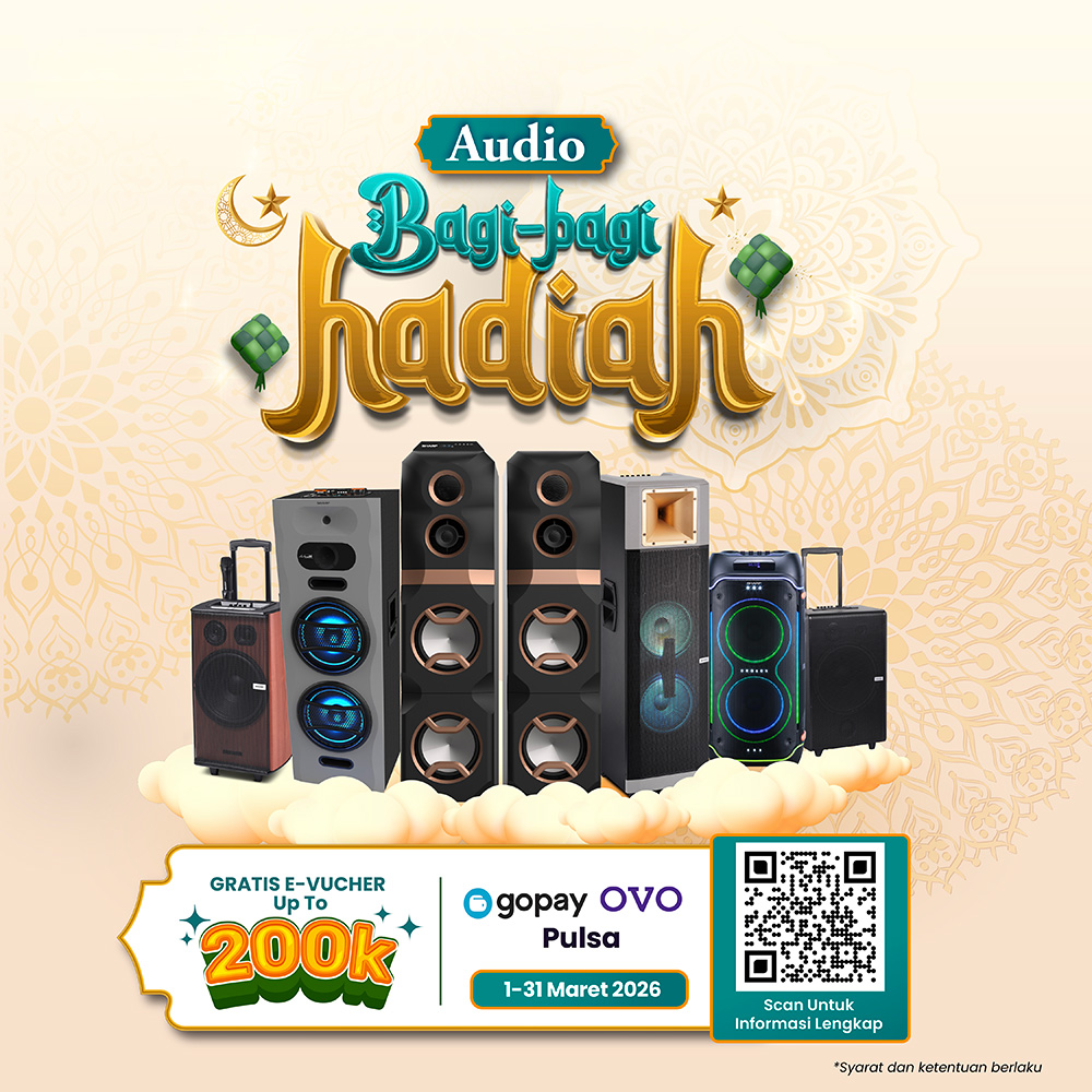 Promo Audio bagi bagi hadiah SHARP