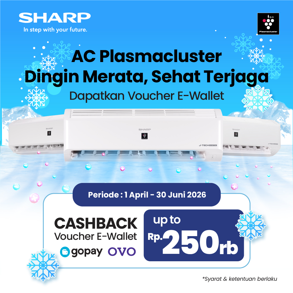 Promo AC Plasmacluster Juni 2026