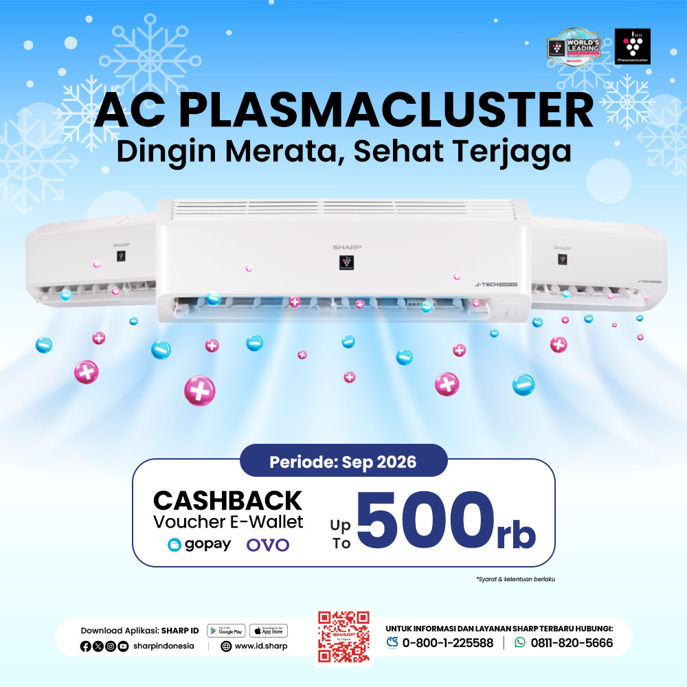 Promo AC SHARP Plasmacluster
