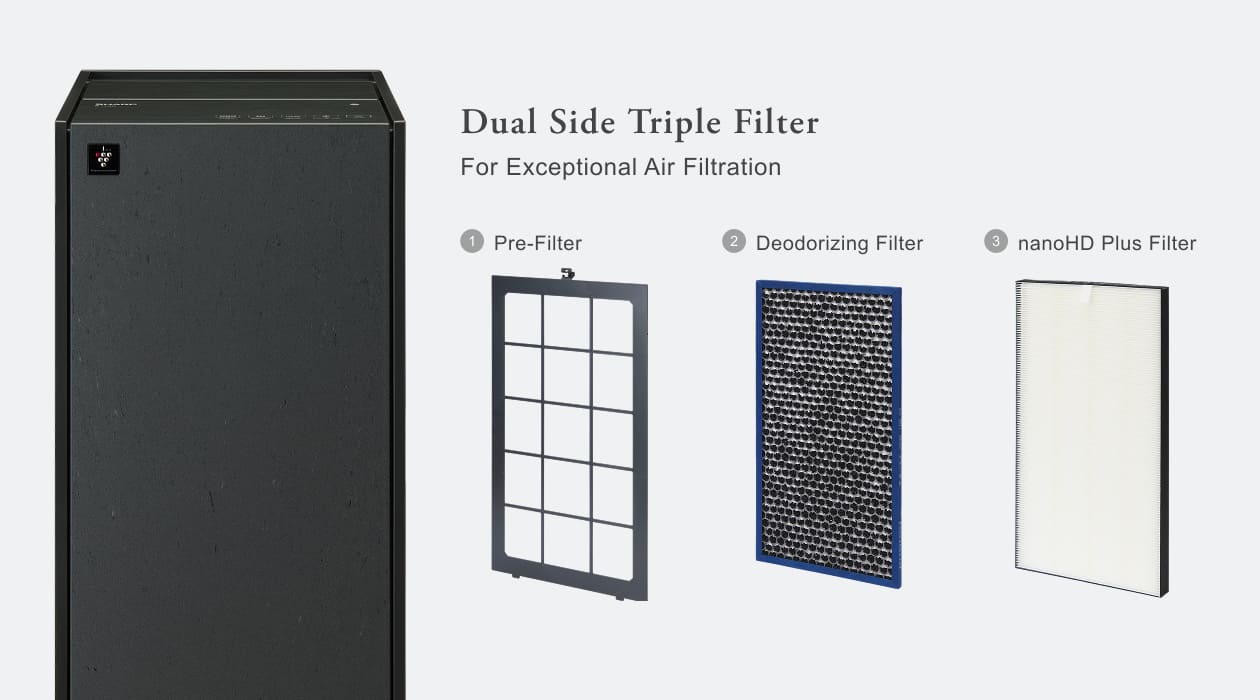 Dual Side Triple Filter